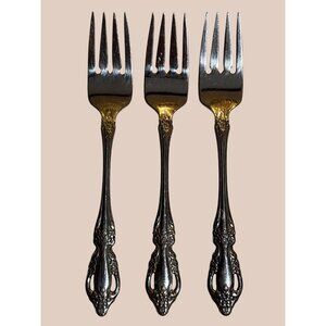 Distinction Deluxe Raphael by Oneida‎ Stainless Steel Dinner Forks Set Of 3